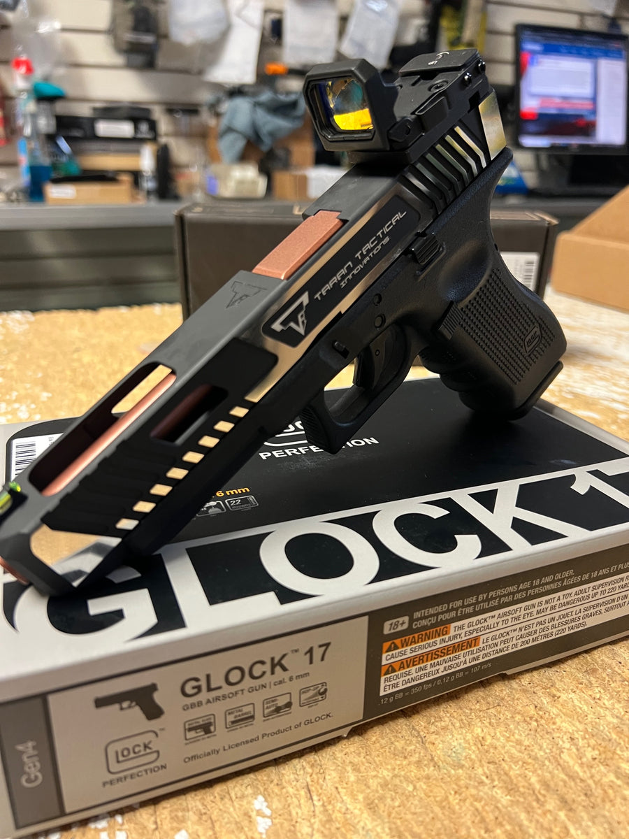 JOHN WICK TTI JW2 GLOCK 34 Combat Master GBB AIRSOFT PISTOL W/EMG