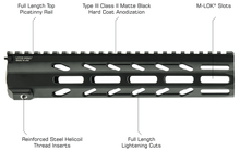 Load image into Gallery viewer, UTG PRO® Arwen Free Float M-LOK® Handguard, 10"