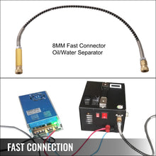 Load image into Gallery viewer, Portable PCP Air Compressor 12V DC, 4500 Psi High Pressure Pump, 30MPa - Ideal For PCP Air Rifle, Airsoft HPA, Paintball, Scuba Tank and More! - 110V-220V AC
