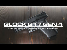 Load and play video in Gallery viewer, GLOCK 17 GEN4 CO2 Full Blowback .177cal (4.5mm) AirGun BB Pistol - With Drop-Free Magazine, and Field-Strip Capability.