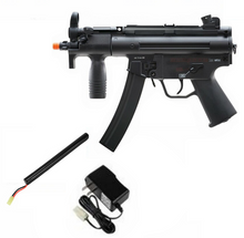 Load image into Gallery viewer, INSANE DEAL! Elite Force H&K MP5K Fully Licensed Full Metal Airsoft AEG COMBO PACKAGE!