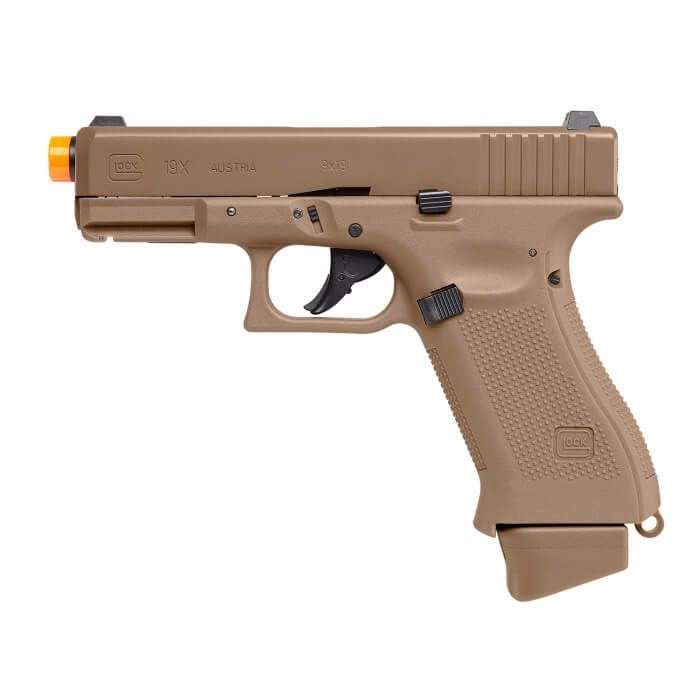 Elite Force Fully Licensed GLOCK G19X CO2 6MM Airsoft Pistol COYOTE