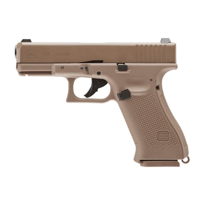 GLOCK 19X GEN 5 .177 CALIBER CO2 AIRGUN BB PISTOL - BLOWBACK ACTION