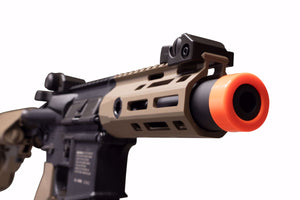 NEW Elite Force M4 CQCX M-LOK W/Built-In EYETrace and Smart Mosfet - BLK/FDE Airsoft AEG Rifle!