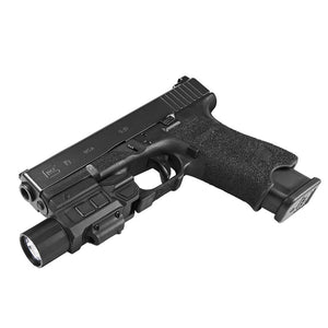 Gen3 Pistol FlashLight w/Strobe & Red Laser Combo