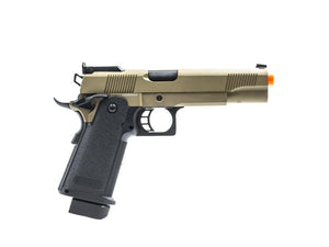 JAG Arms GM5 Tan slide with Black frame Gas Blow Back Pistol